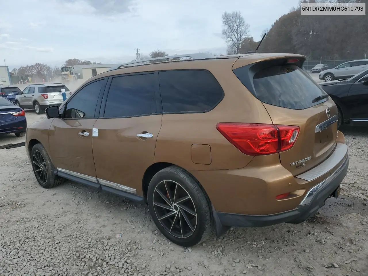 5N1DR2MM0HC610793 2017 Nissan Pathfinder S