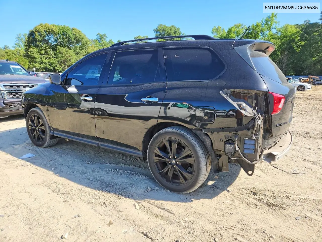 2018 Nissan Pathfinder Sl VIN: 5N1DR2MM9JC636685 Lot: 55337966