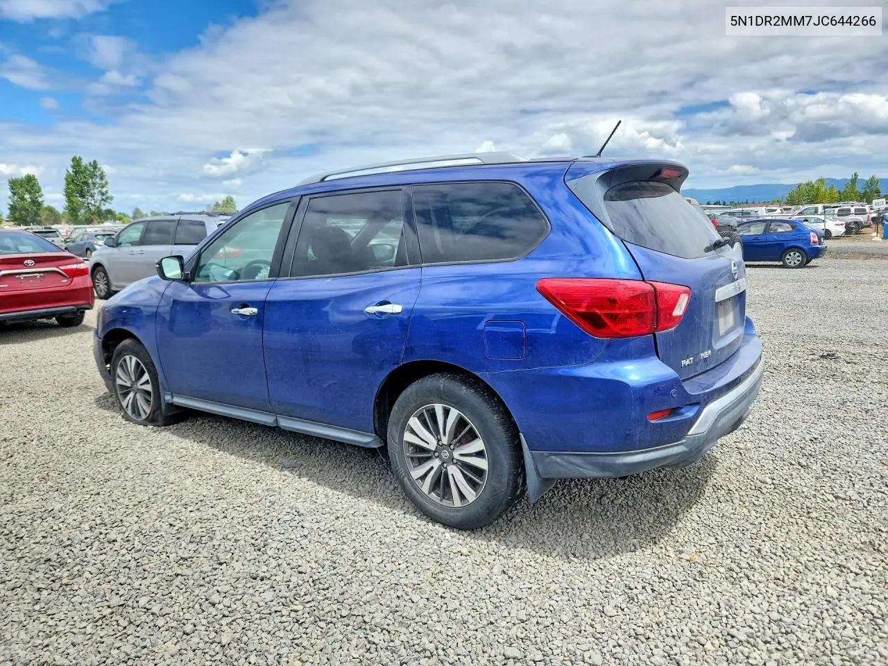 2018 Nissan Pathfinder Sv VIN: 5N1DR2MM7JC644266 Lot: 55753386