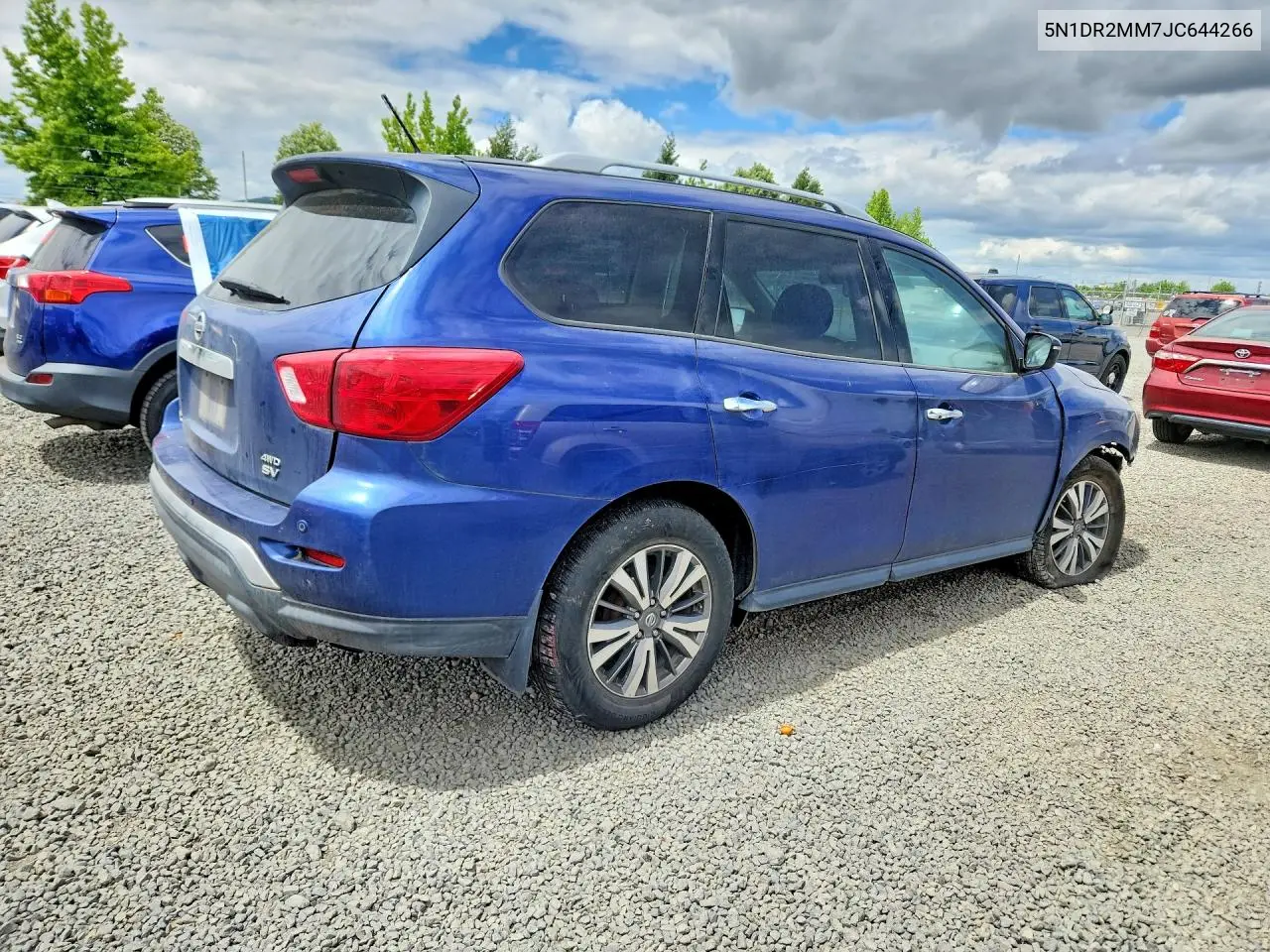 2018 Nissan Pathfinder Sv VIN: 5N1DR2MM7JC644266 Lot: 55753386