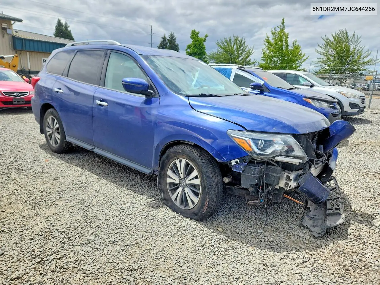 2018 Nissan Pathfinder Sv VIN: 5N1DR2MM7JC644266 Lot: 55753386