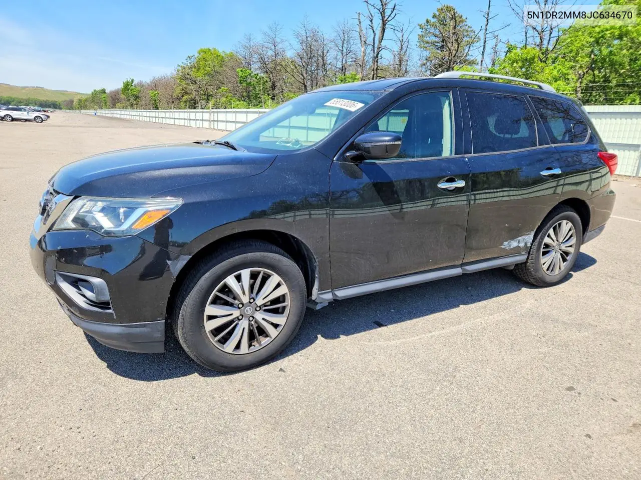 2018 Nissan Pathfinder Sv VIN: 5N1DR2MM8JC634670 Lot: 55813006