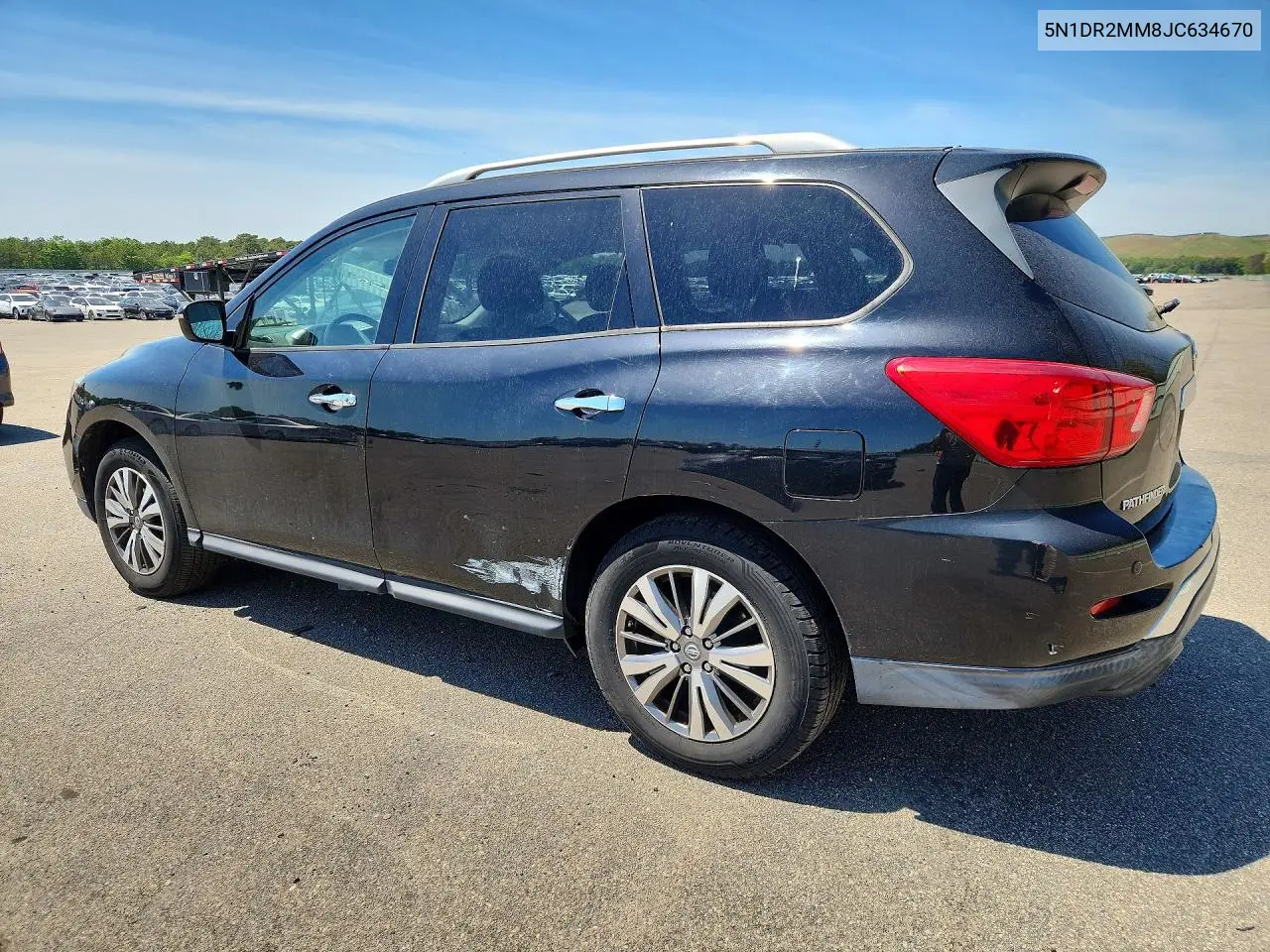 2018 Nissan Pathfinder Sv VIN: 5N1DR2MM8JC634670 Lot: 55813006