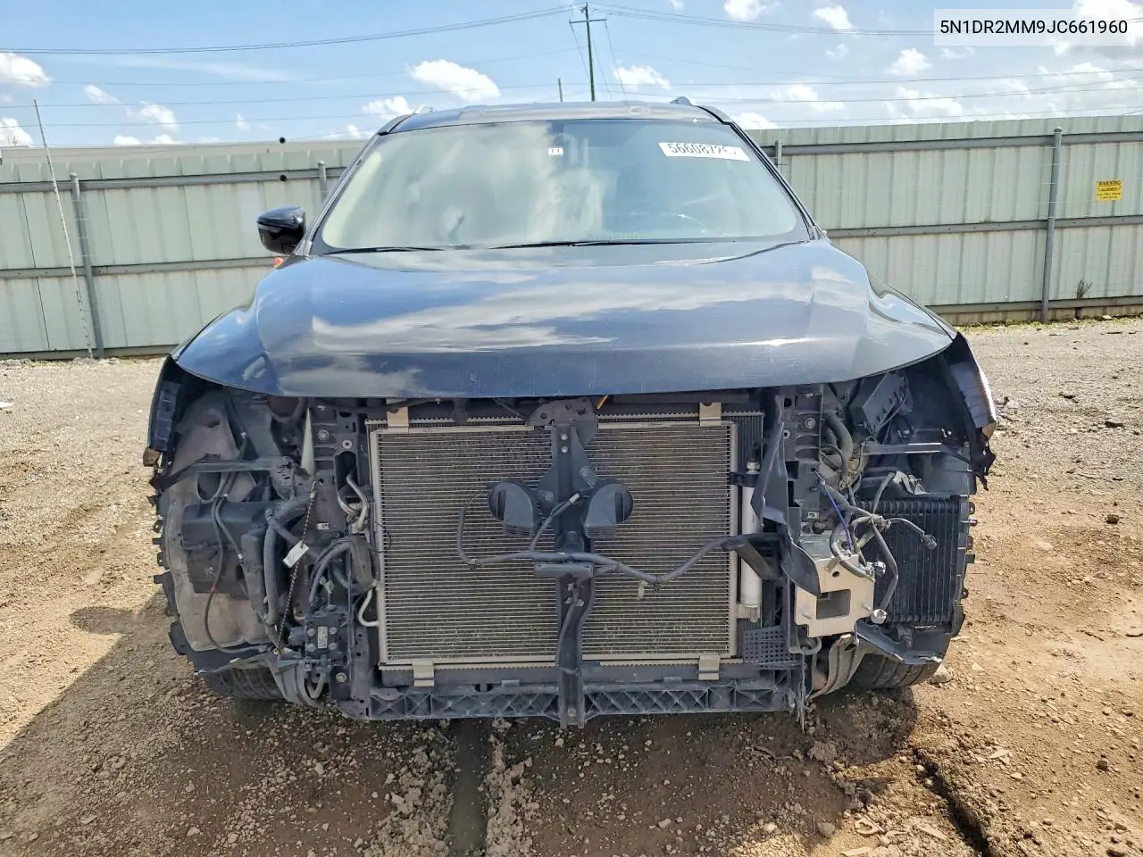 2018 Nissan Pathfinder Sv VIN: 5N1DR2MM9JC661960 Lot: 56608726