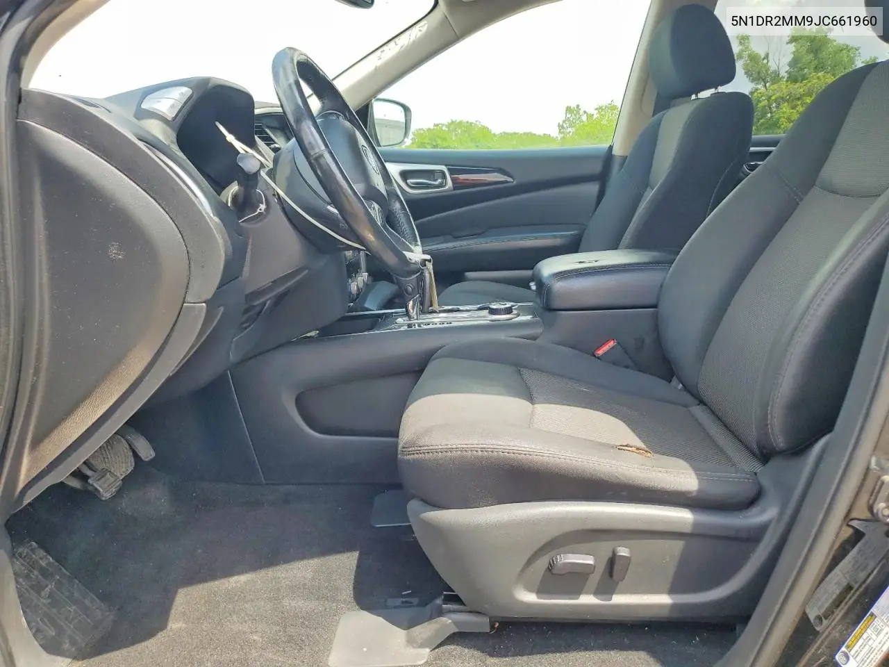 2018 Nissan Pathfinder Sv VIN: 5N1DR2MM9JC661960 Lot: 56608726