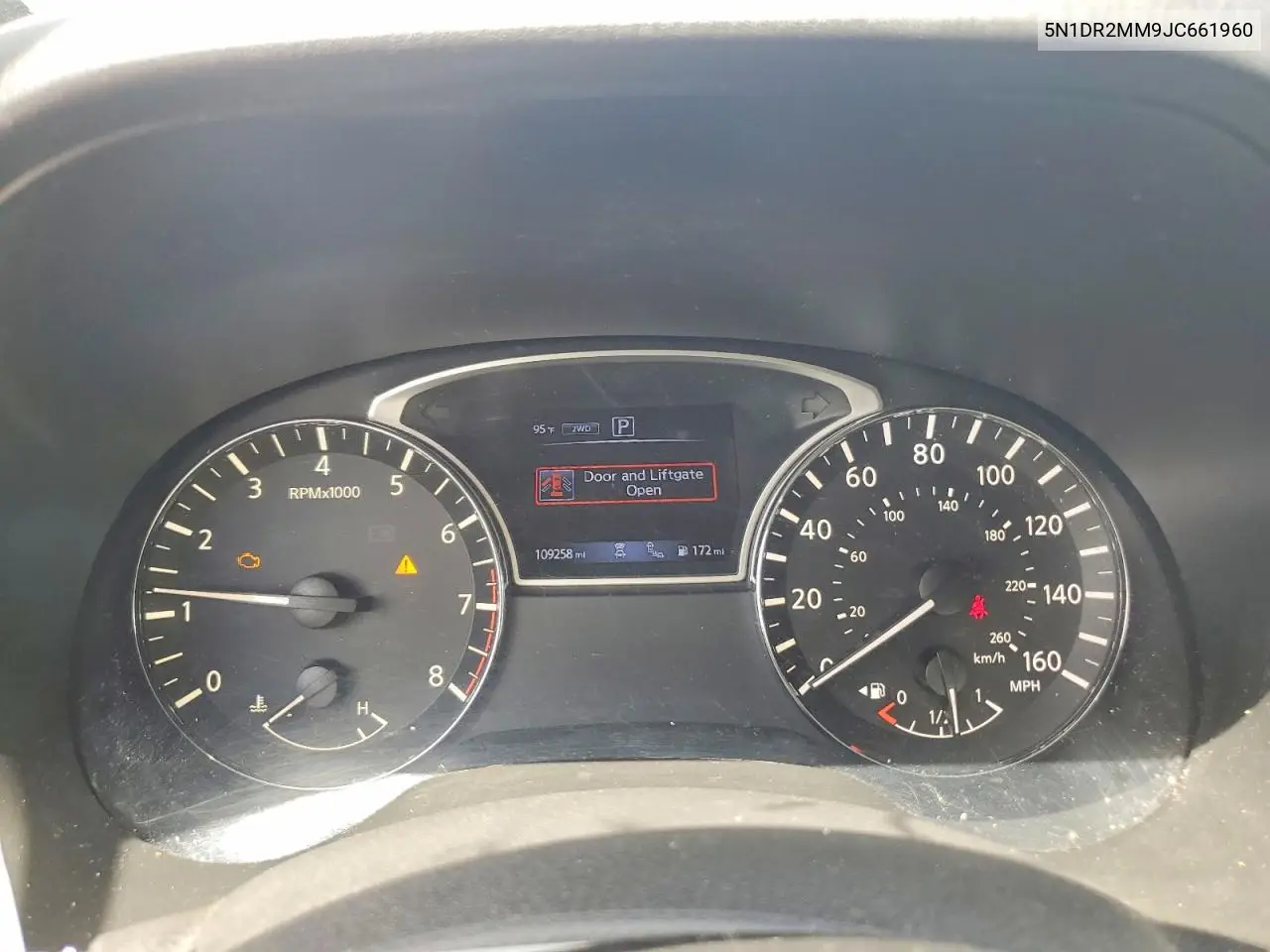 2018 Nissan Pathfinder Sv VIN: 5N1DR2MM9JC661960 Lot: 56608726
