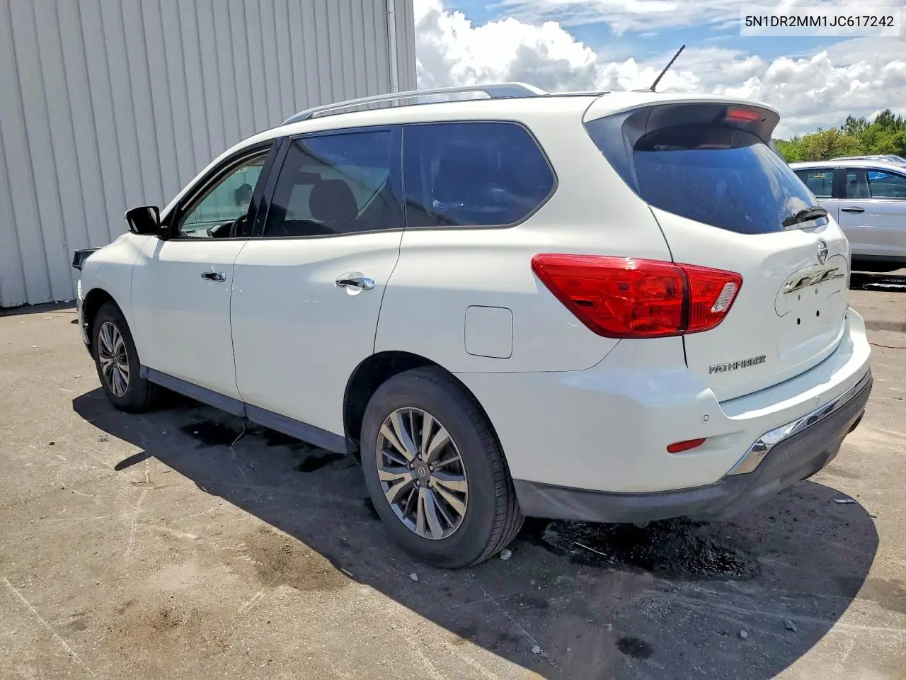 2018 Nissan Pathfinder Sv VIN: 5N1DR2MM1JC617242 Lot: 57184486