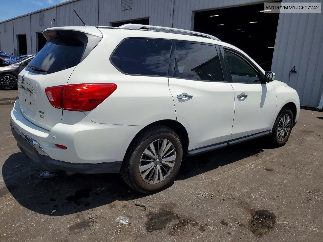 2018 Nissan Pathfinder Sv VIN: 5N1DR2MM1JC617242 Lot: 57184486