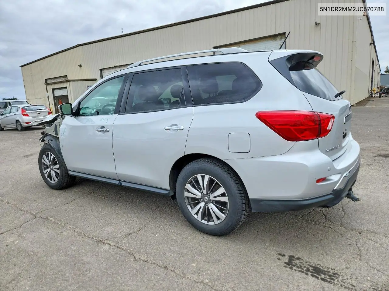 2018 Nissan Pathfinder Sv VIN: 5N1DR2MM2JC670788 Lot: 59288576