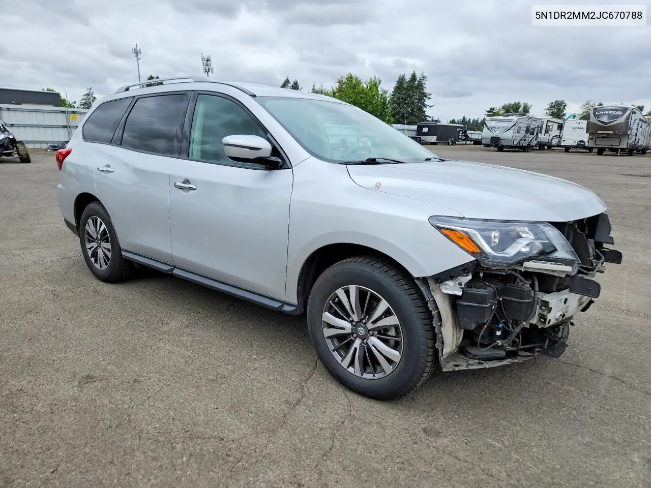 2018 Nissan Pathfinder Sv VIN: 5N1DR2MM2JC670788 Lot: 59288576