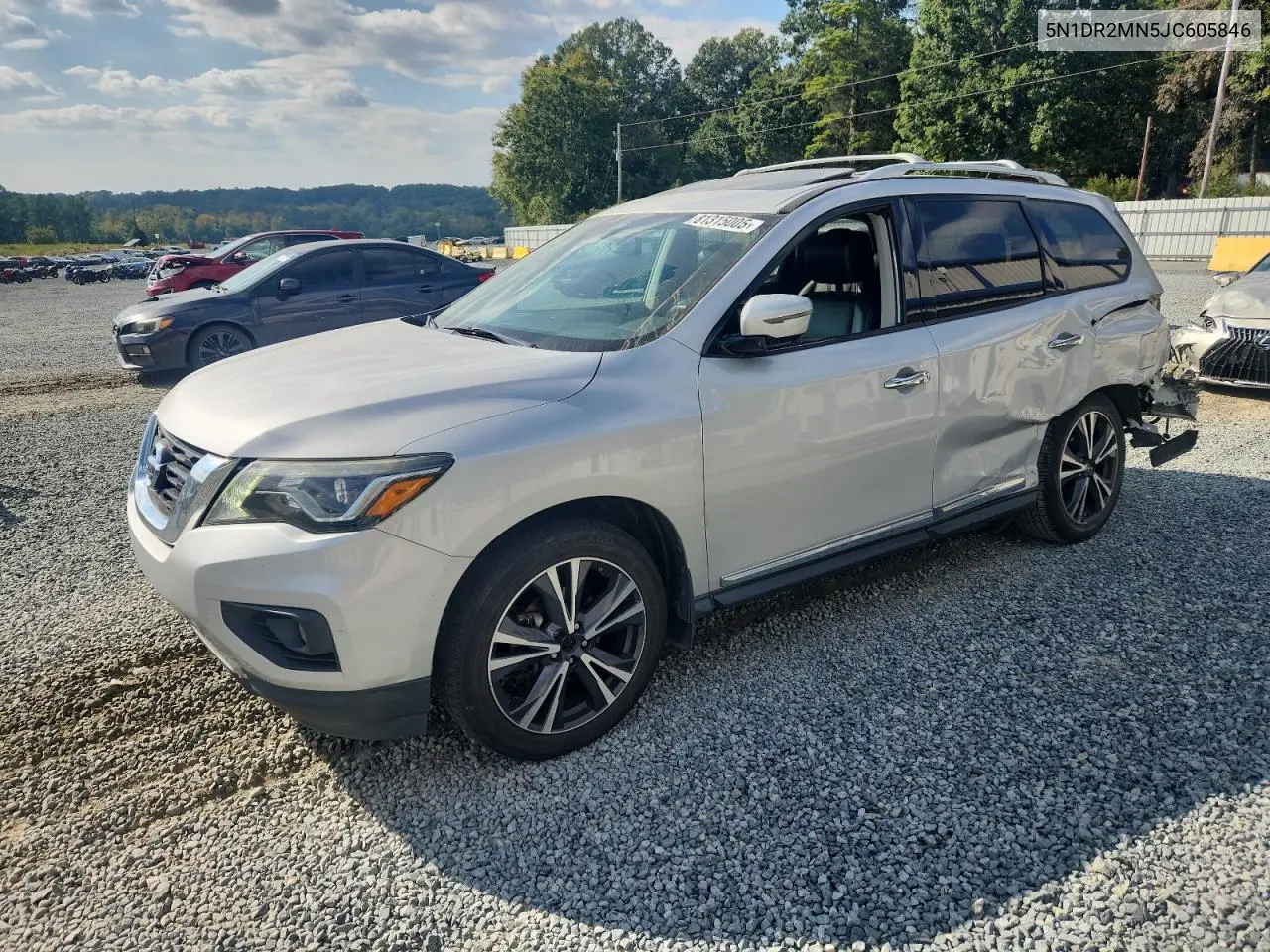 5N1DR2MN5JC605846 2018 Nissan Pathfinder S