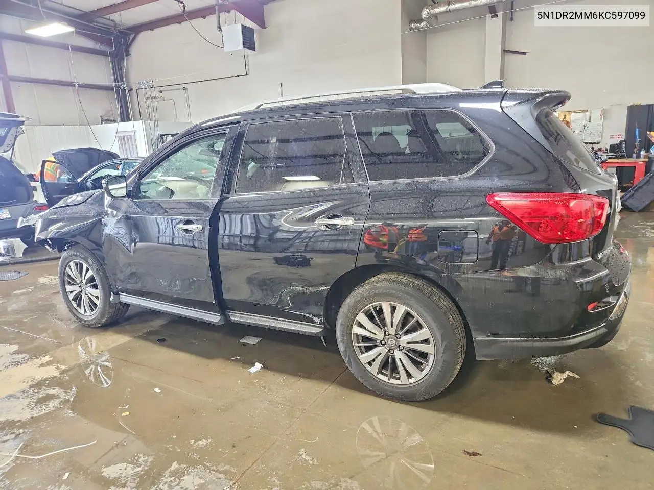 2019 Nissan Pathfinder Sv VIN: 5N1DR2MM6KC597099 Lot: 55896626