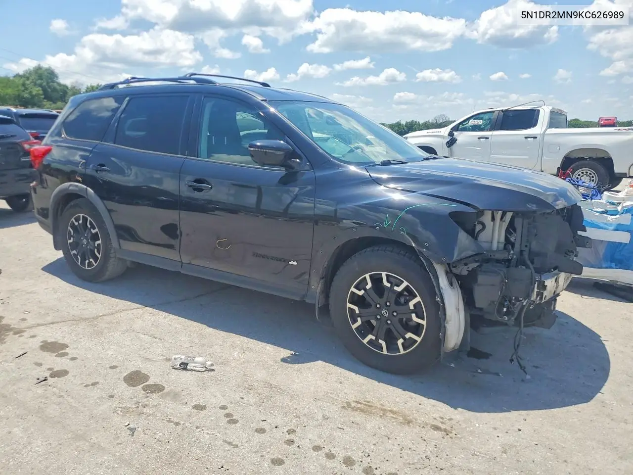 2019 Nissan Pathfinder Sl VIN: 5N1DR2MN9KC626989 Lot: 57108866