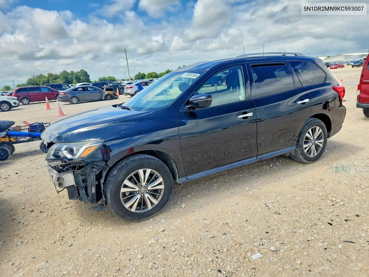 2019 Nissan Pathfinder Sv VIN: 5N1DR2MN9KC593007 Lot: 57834196