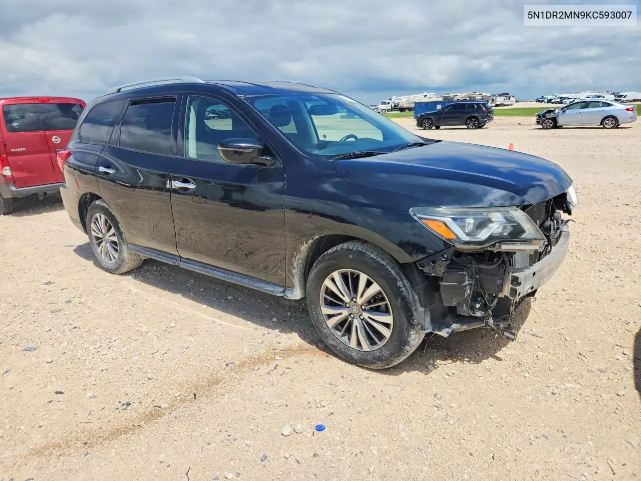 2019 Nissan Pathfinder Sv VIN: 5N1DR2MN9KC593007 Lot: 57834196