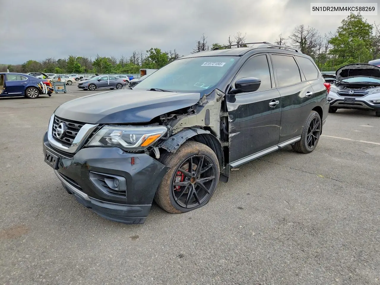 2019 Nissan Pathfinder S VIN: 5N1DR2MM4KC588269 Lot: 61872156