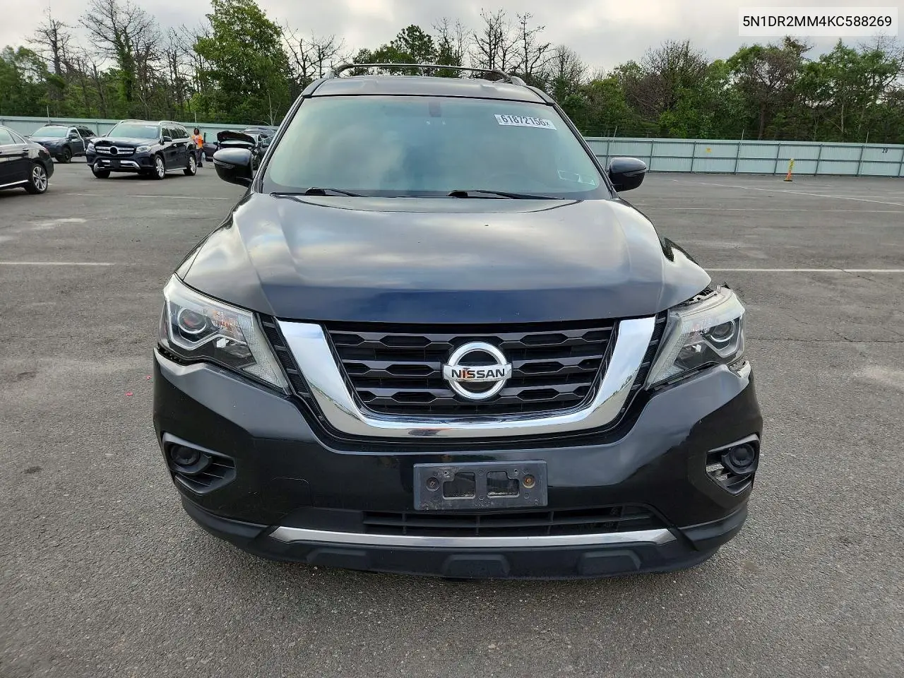2019 Nissan Pathfinder S VIN: 5N1DR2MM4KC588269 Lot: 61872156
