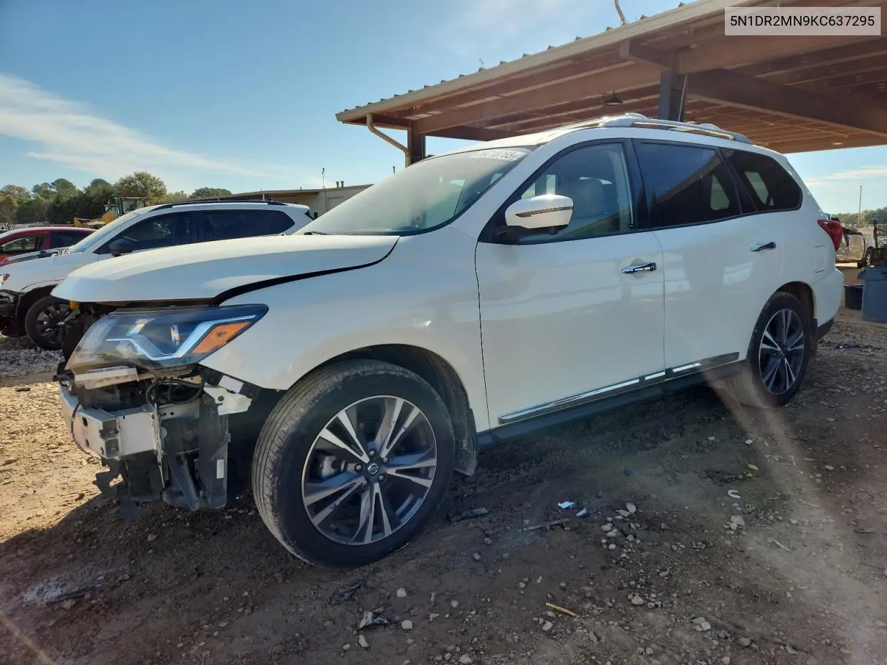 5N1DR2MN9KC637295 2019 Nissan Pathfinder S