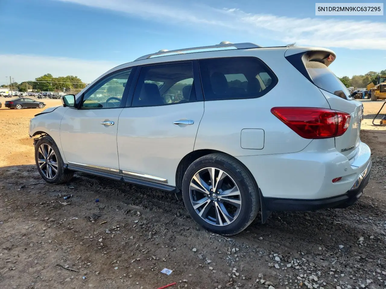 5N1DR2MN9KC637295 2019 Nissan Pathfinder S