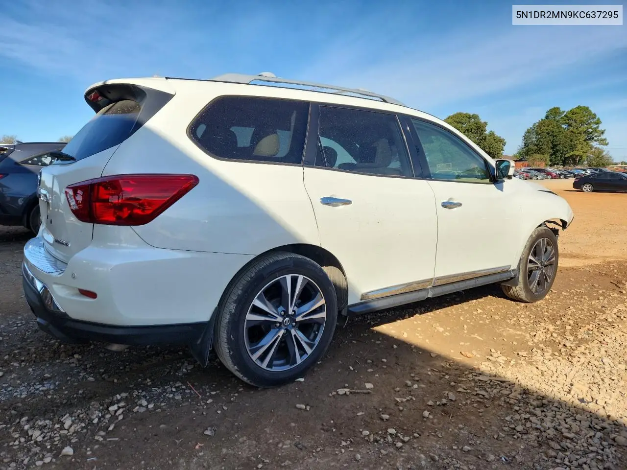 5N1DR2MN9KC637295 2019 Nissan Pathfinder S