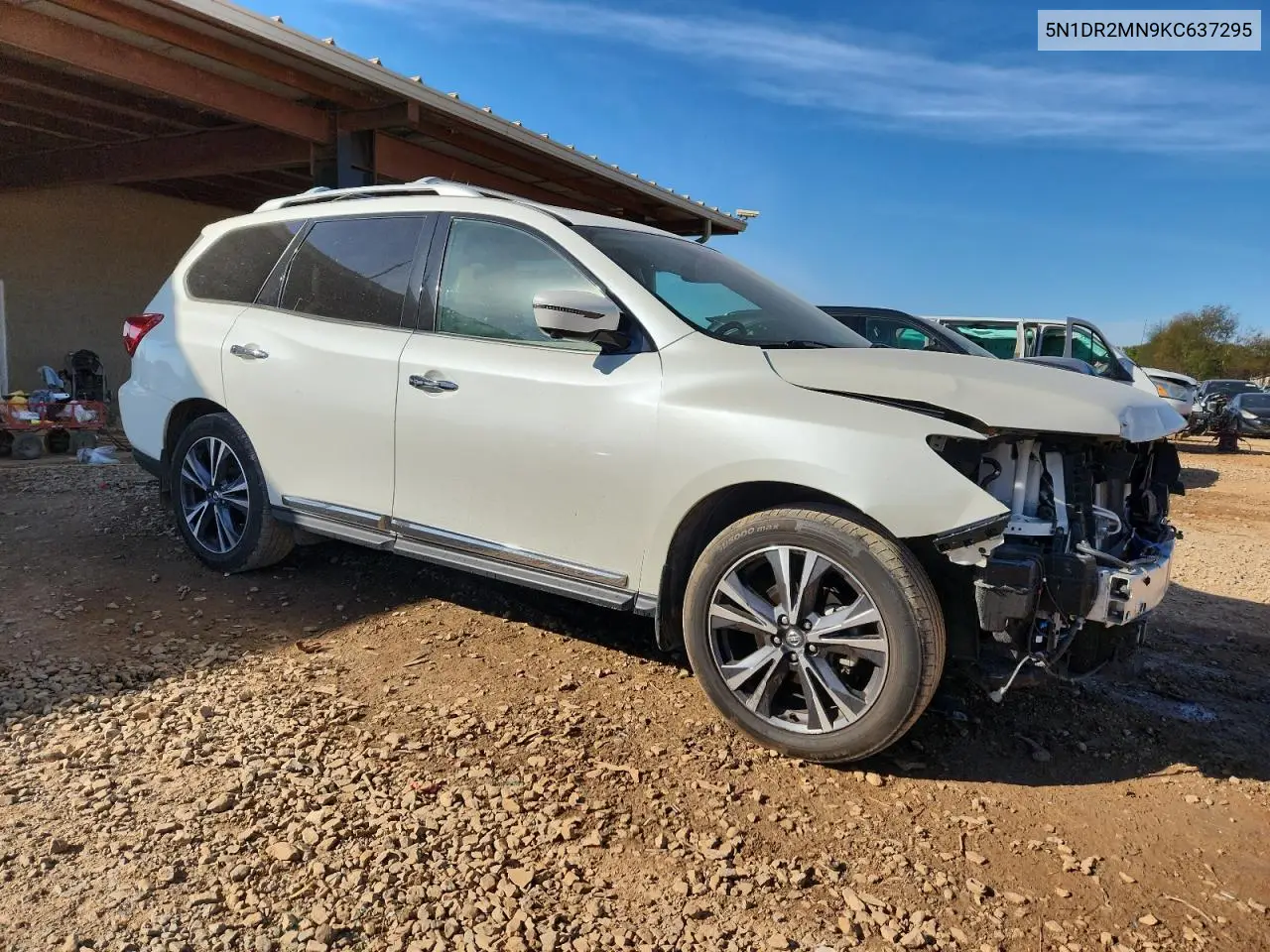 5N1DR2MN9KC637295 2019 Nissan Pathfinder S