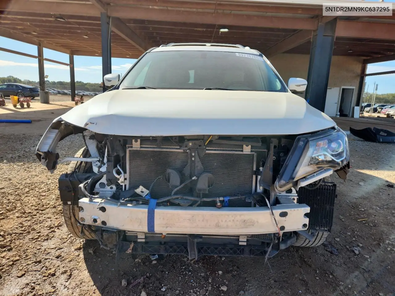 5N1DR2MN9KC637295 2019 Nissan Pathfinder S