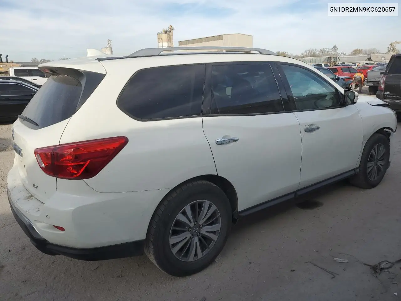 5N1DR2MN9KC620657 2019 Nissan Pathfinder S