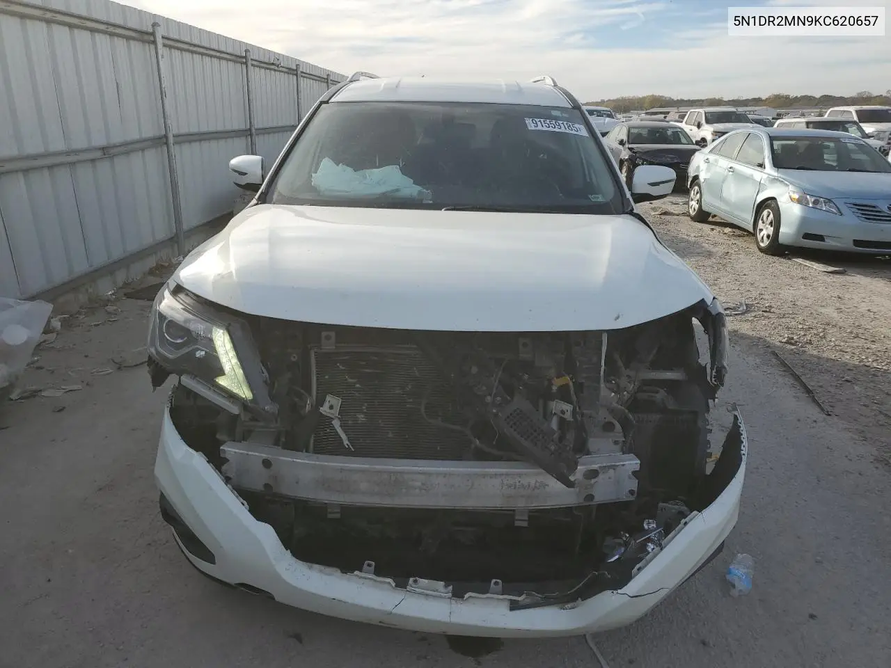 5N1DR2MN9KC620657 2019 Nissan Pathfinder S