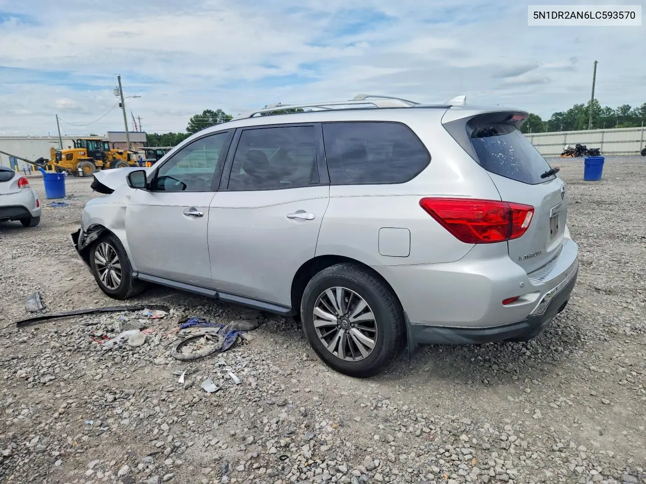2020 Nissan Pathfinder S VIN: 5N1DR2AN6LC593570 Lot: 56573896