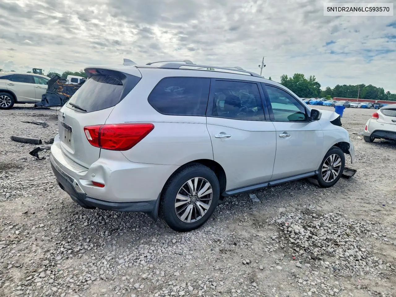 2020 Nissan Pathfinder S VIN: 5N1DR2AN6LC593570 Lot: 56573896