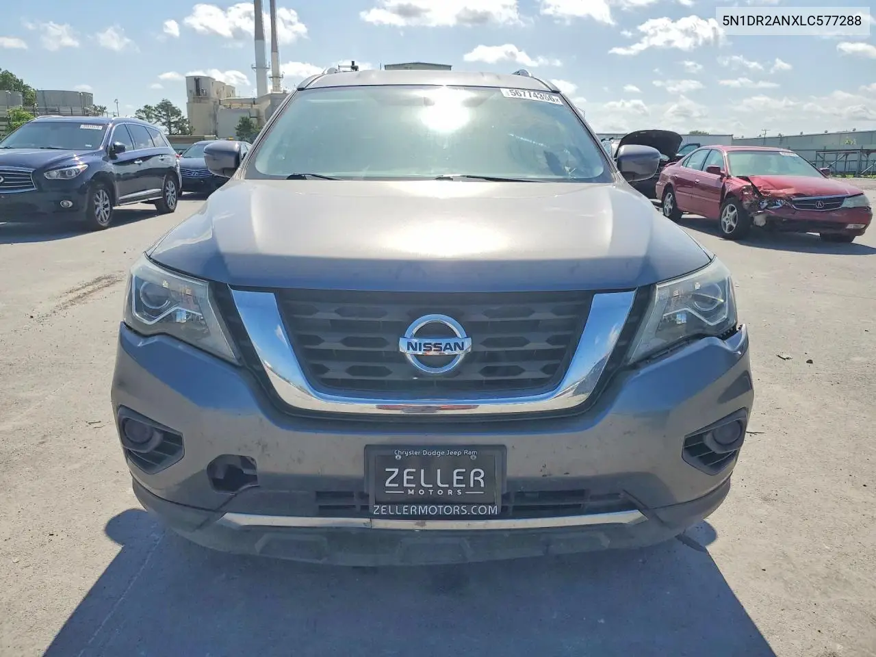 2020 Nissan Pathfinder S VIN: 5N1DR2ANXLC577288 Lot: 56774366