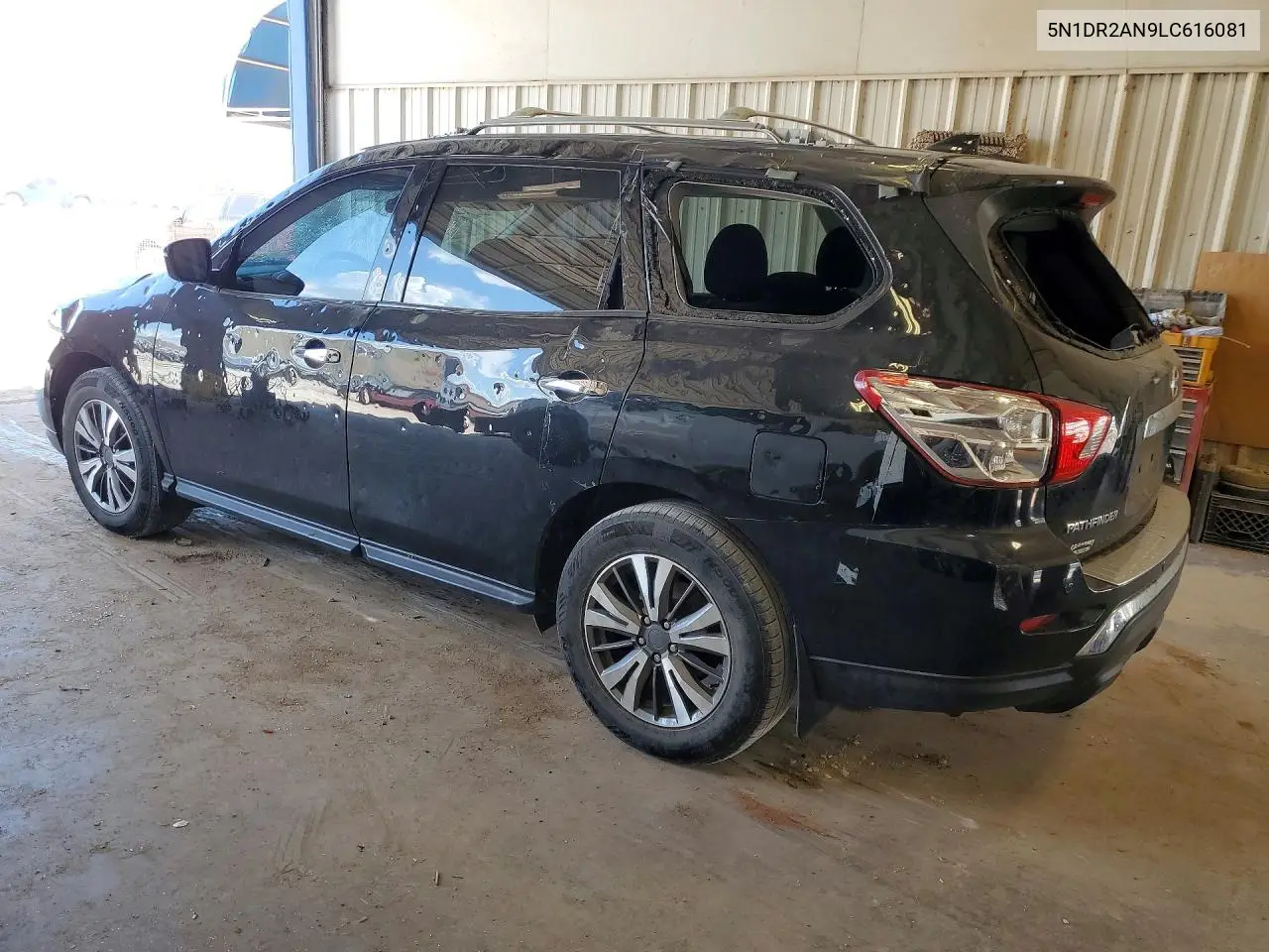 2020 Nissan Pathfinder S VIN: 5N1DR2AN9LC616081 Lot: 57062496