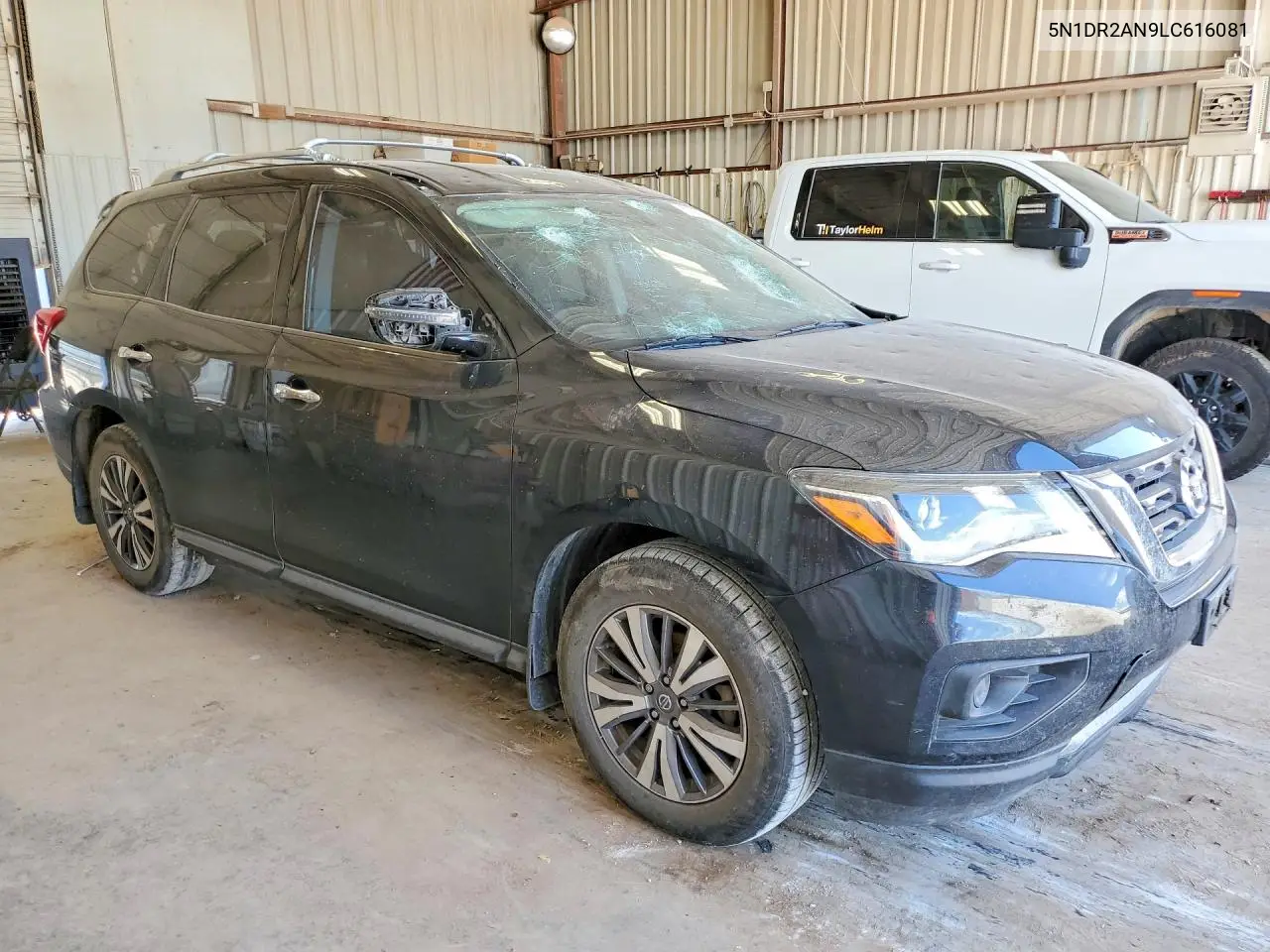 2020 Nissan Pathfinder S VIN: 5N1DR2AN9LC616081 Lot: 57062496