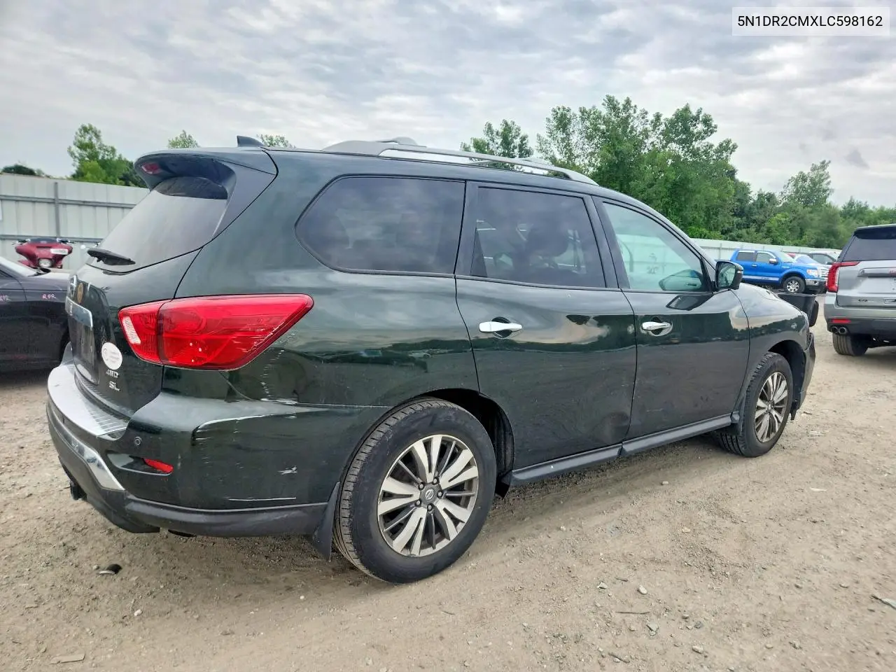 2020 Nissan Pathfinder Sl VIN: 5N1DR2CMXLC598162 Lot: 57135566