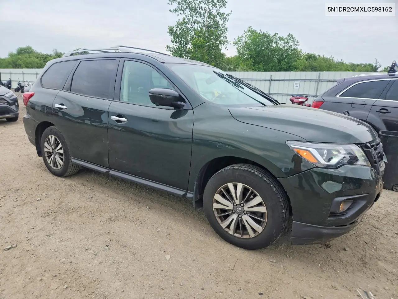 2020 Nissan Pathfinder Sl VIN: 5N1DR2CMXLC598162 Lot: 57135566