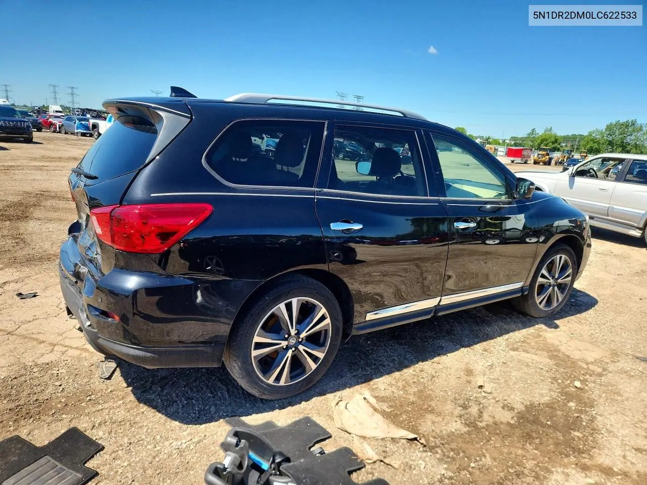 2020 Nissan Pathfinder Platinum VIN: 5N1DR2DM0LC622533 Lot: 57428356