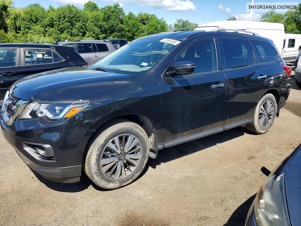 2020 Nissan Pathfinder S VIN: 5N1DR2AN3LC629828 Lot: 57485536