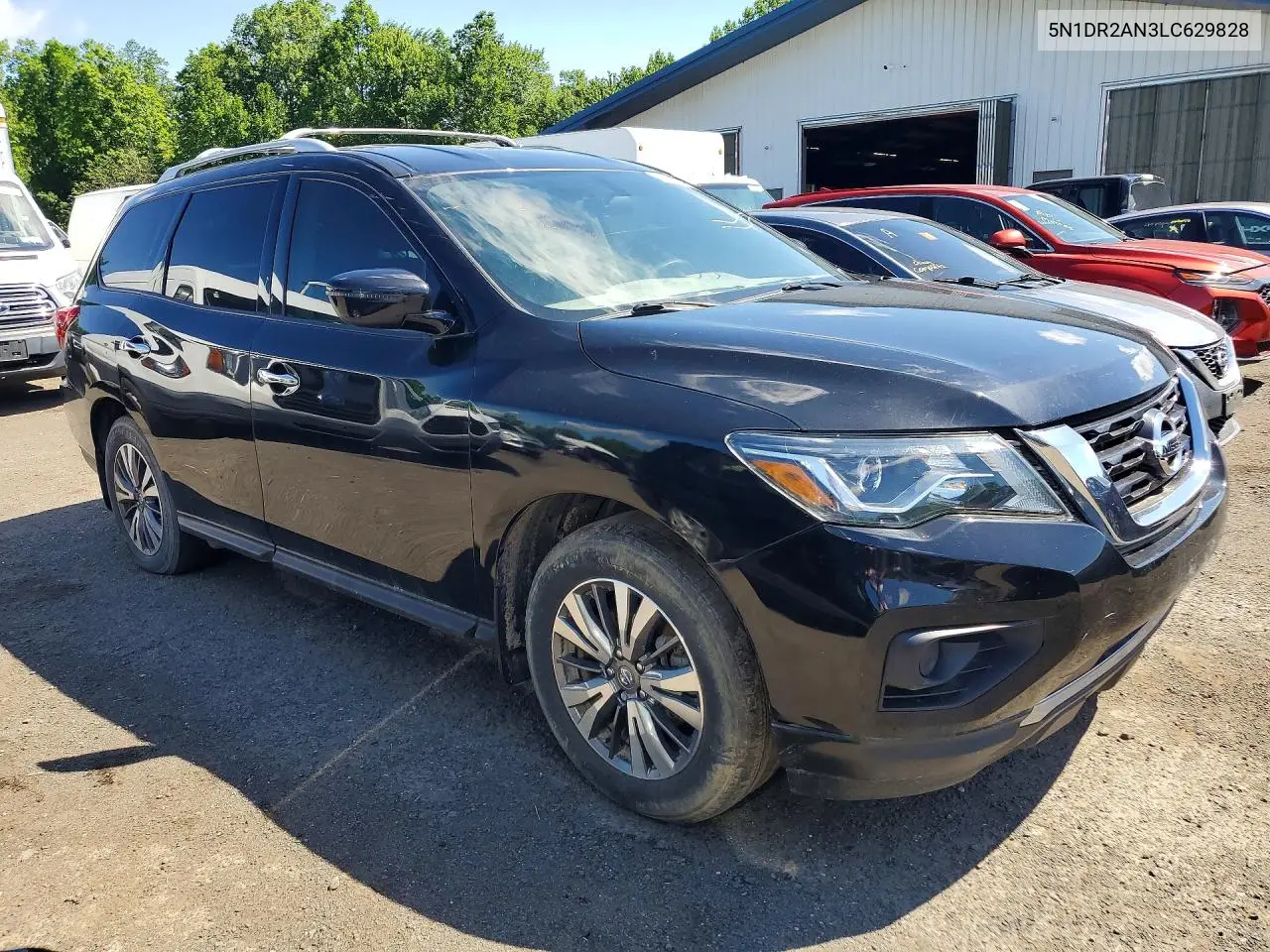 2020 Nissan Pathfinder S VIN: 5N1DR2AN3LC629828 Lot: 57485536