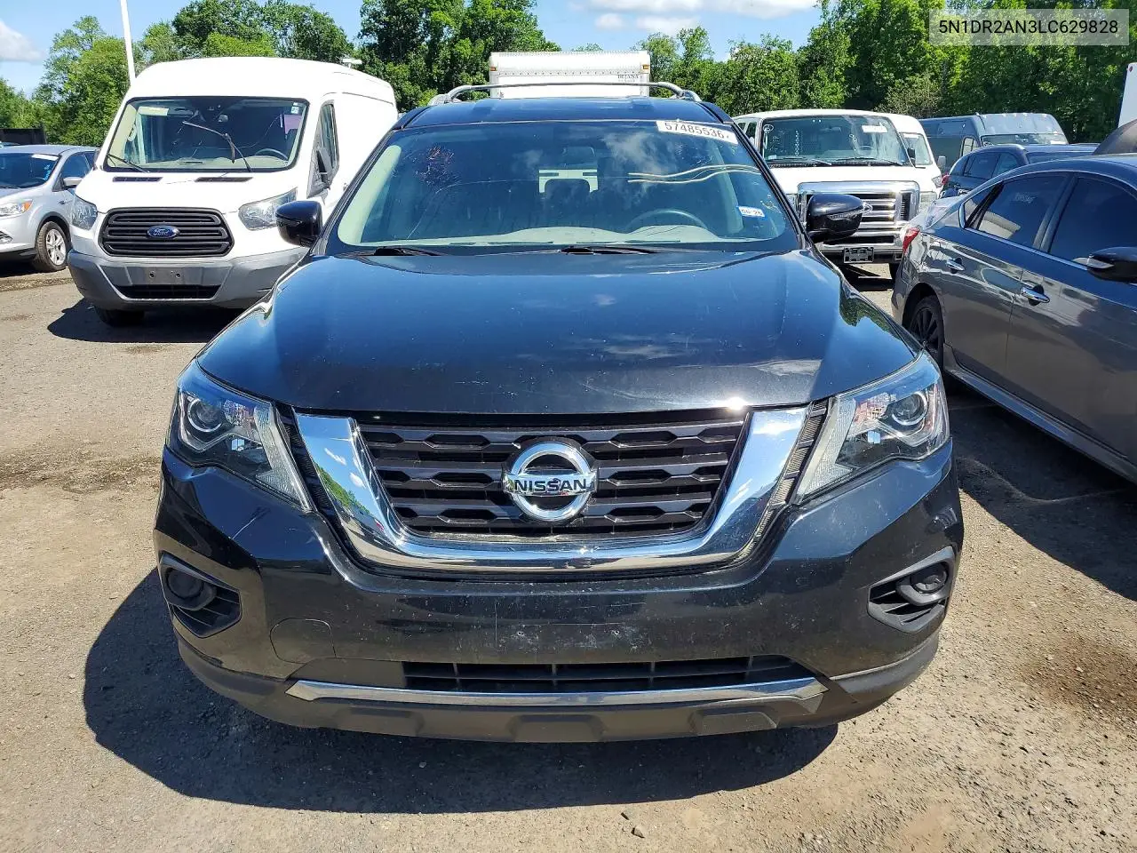 2020 Nissan Pathfinder S VIN: 5N1DR2AN3LC629828 Lot: 57485536