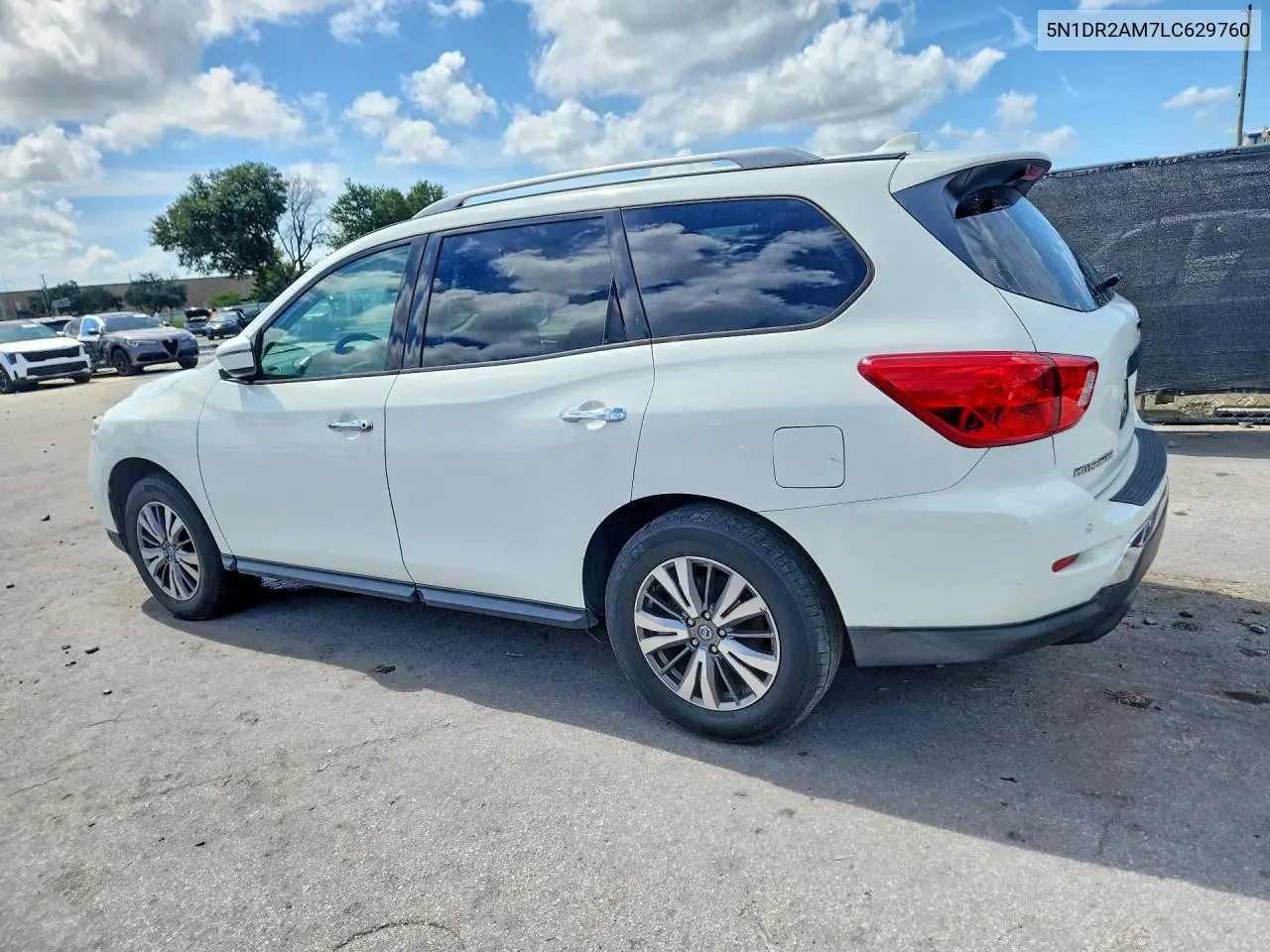 2020 Nissan Pathfinder S VIN: 5N1DR2AM7LC629760 Lot: 62028516