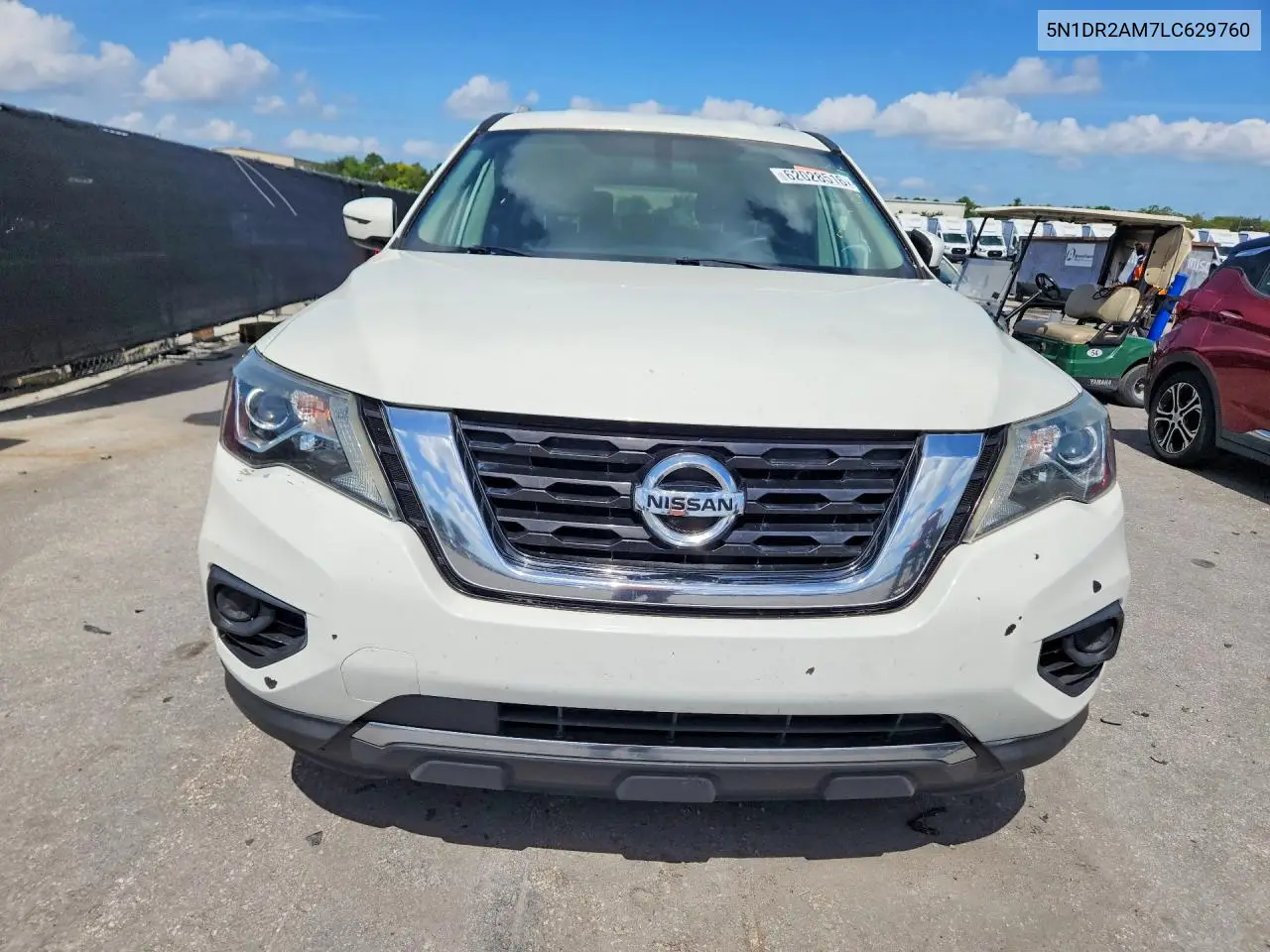 2020 Nissan Pathfinder S VIN: 5N1DR2AM7LC629760 Lot: 62028516