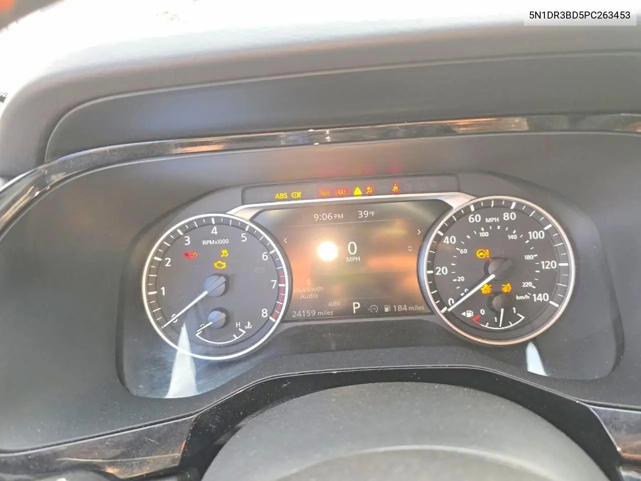 5N1DR3BD5PC263453 2023 Nissan Pathfinder Sv