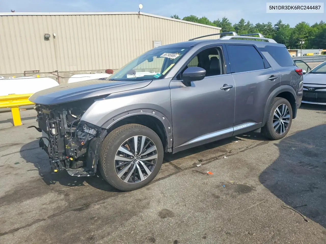 2024 Nissan Pathfinder Platinum VIN: 5N1DR3DK6RC244487 Lot: 56796986