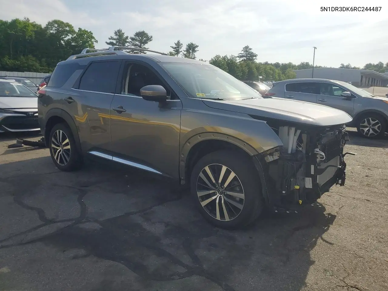 2024 Nissan Pathfinder Platinum VIN: 5N1DR3DK6RC244487 Lot: 56796986