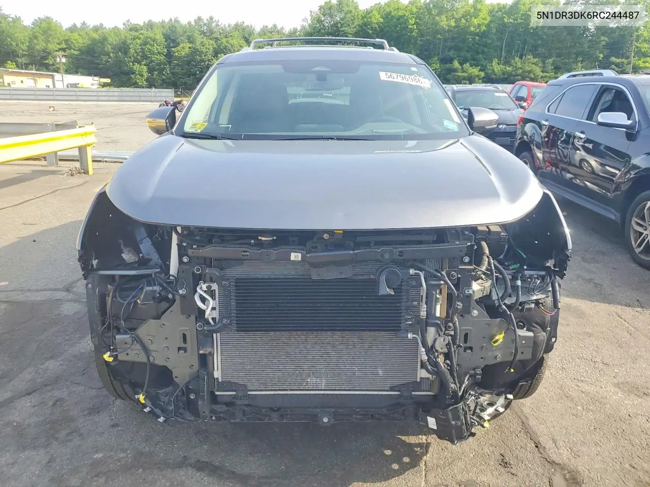 2024 Nissan Pathfinder Platinum VIN: 5N1DR3DK6RC244487 Lot: 56796986