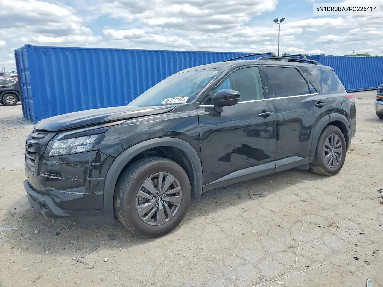 2024 Nissan Pathfinder Sv VIN: 5N1DR3BA7RC226414 Lot: 62071146