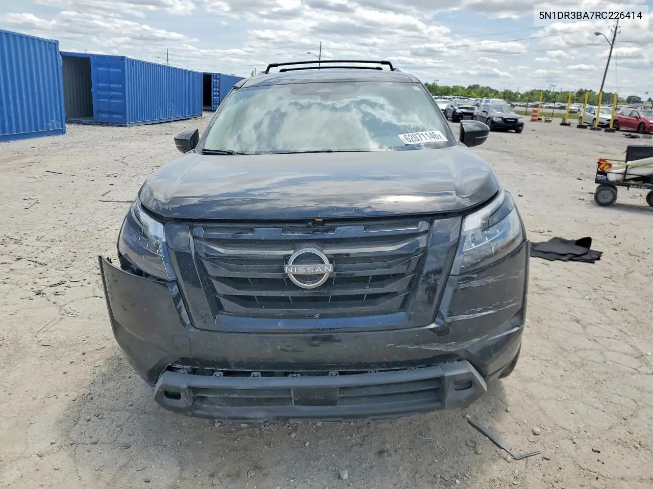 2024 Nissan Pathfinder Sv VIN: 5N1DR3BA7RC226414 Lot: 62071146