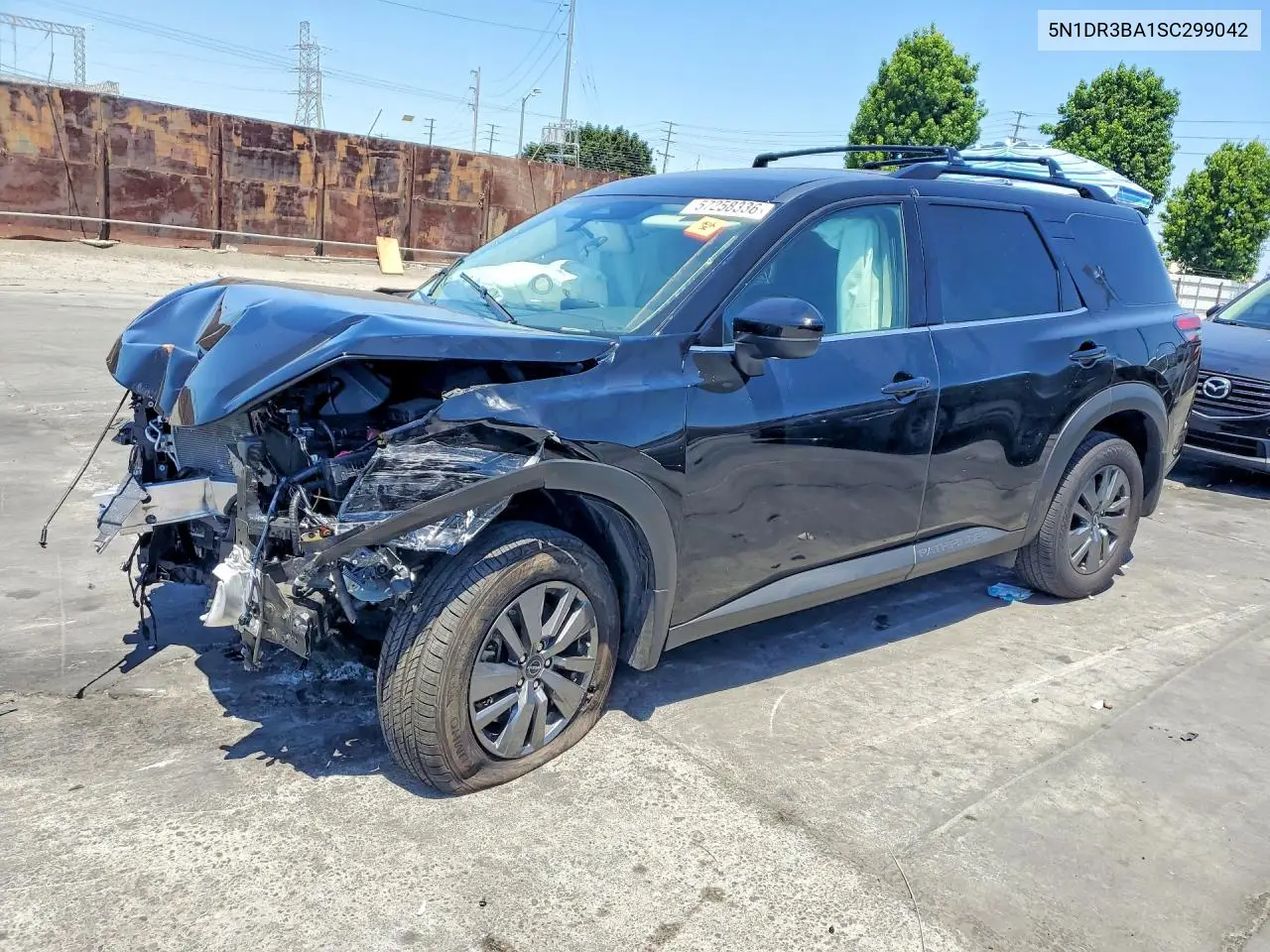 2025 Nissan Pathfinder Sv VIN: 5N1DR3BA1SC299042 Lot: 57258336