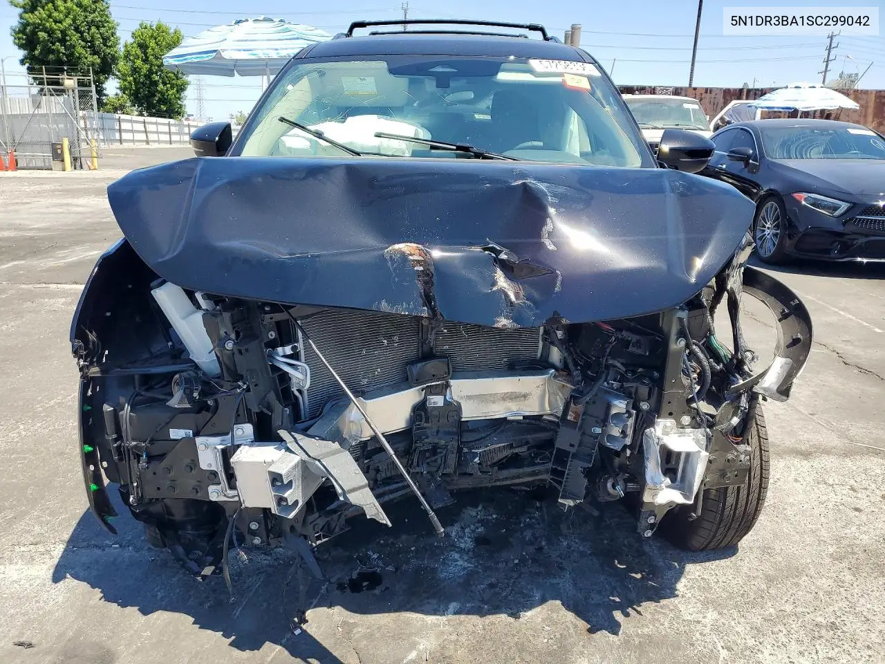 2025 Nissan Pathfinder Sv VIN: 5N1DR3BA1SC299042 Lot: 57258336