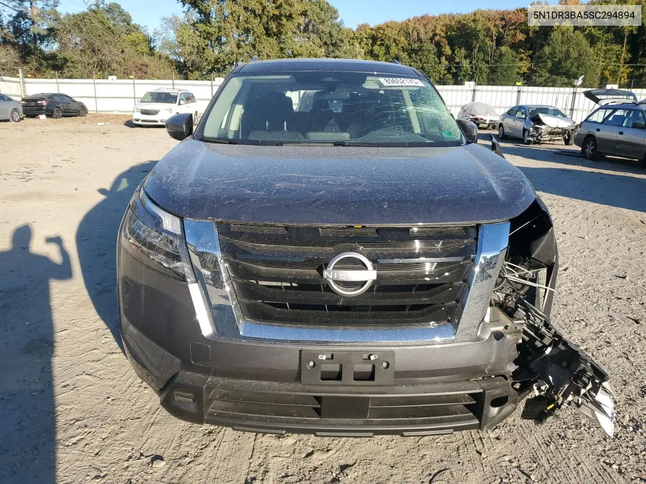5N1DR3BA5SC294894 2025 Nissan Pathfinder Sv